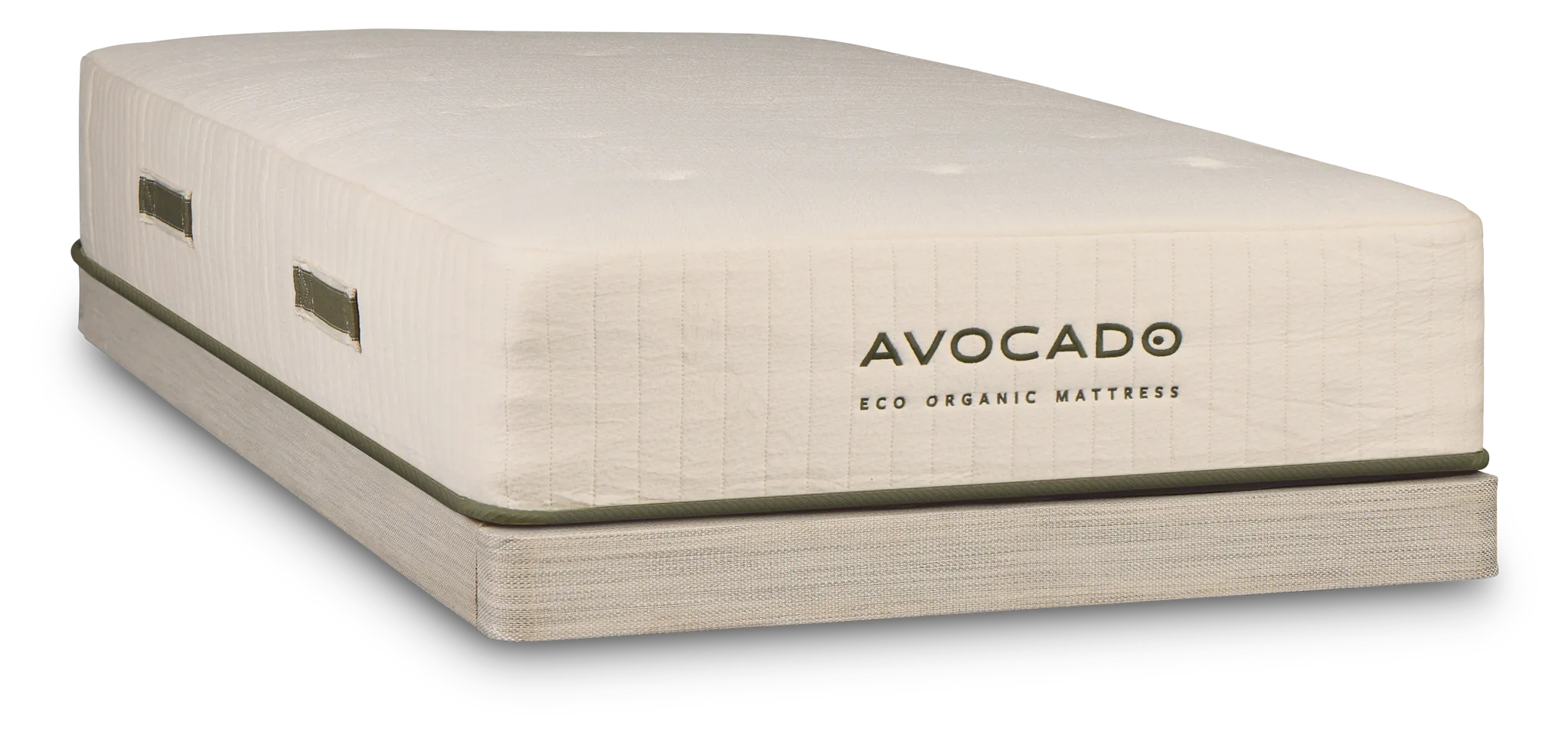 Avocado Eco Organic Cushion Firm Low-profile Mattress Set