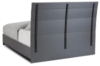 Oslo Gray Platform Bed