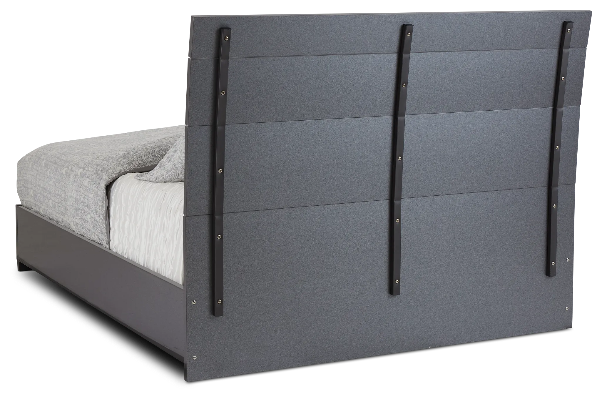 Oslo Gray Platform Bed