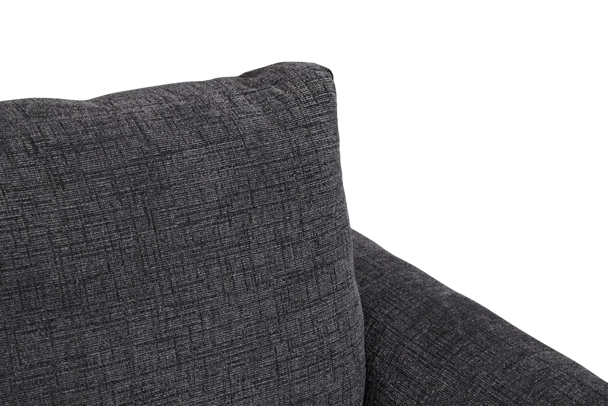 Maxie Dark Gray Micro Small Right Bumper Sectional