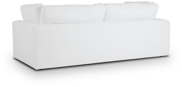 Grant White Fabric Sofa