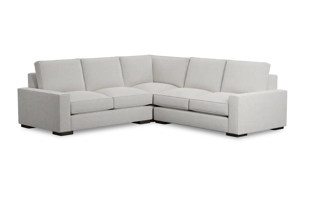 Edgewater Maguire Ivory Small Two-arm Sectional Edgewater Maguire Ivory Small Two-arm Sectional