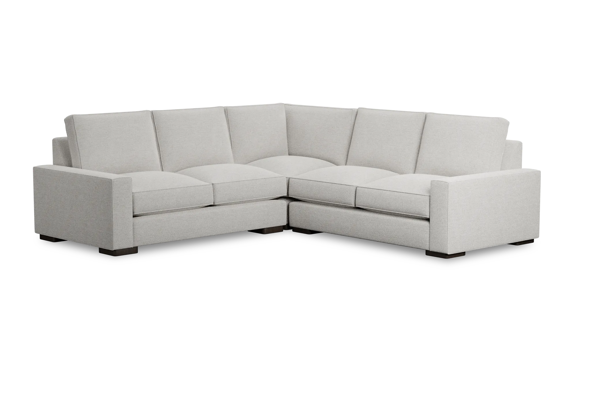 Edgewater Maguire Ivory Small Two-arm Sectional