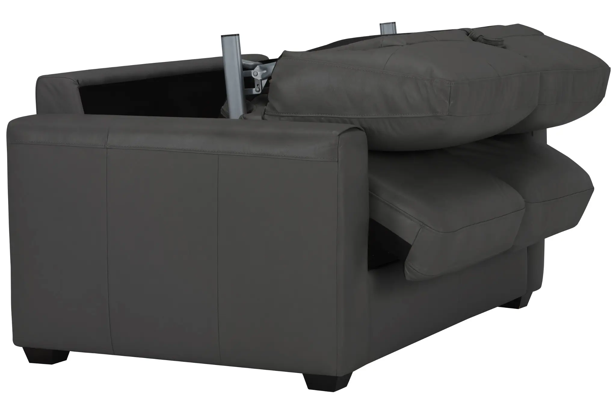 Lane Dark Gray Lthr/vinyl Memory Foam Sleeper Lane Dark Gray Lthr/vinyl Memory Foam Sleeper