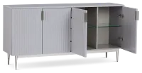 Surge Gray Four-door Cabinet