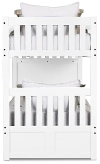 Charleston White Step Storage Bunk Bed