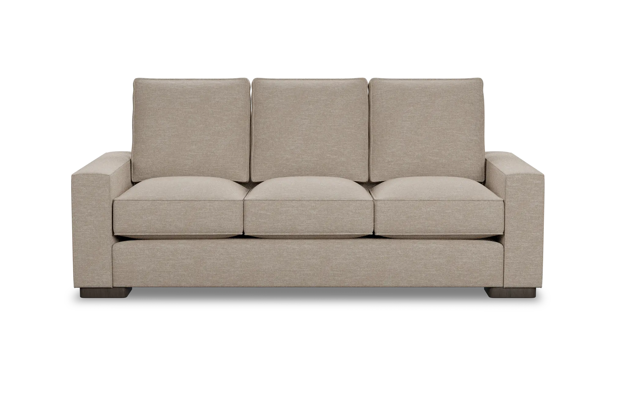 Edgewater Victory Taupe 84" Sofa W/ 3 Cushions Edgewater Victory Taupe 84" Sofa W/ 3 Cushions