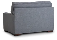 Austin Blue Fabric Innerspring Sleeper