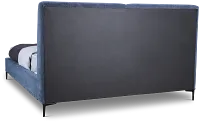 Emit Dark Blue Uph Panel Bed