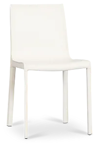 Lagos White Upholstered Side Chair