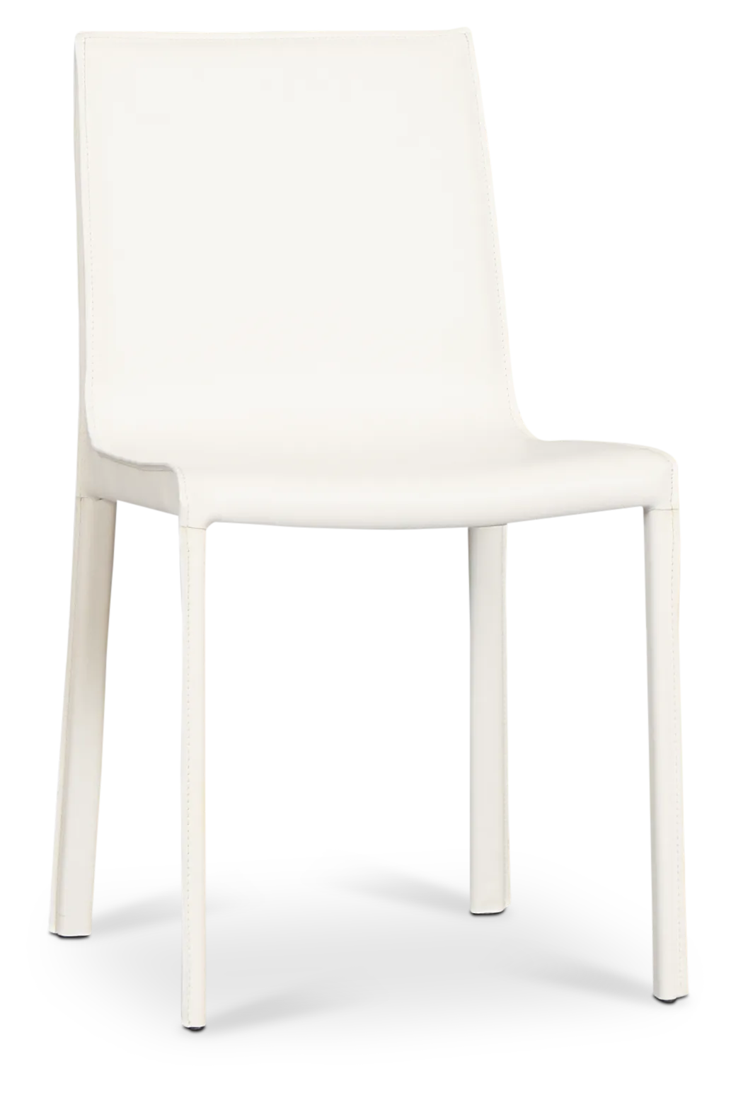Lagos White Upholstered Side Chair
