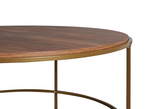 leons round coffee table