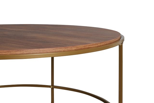 Leon Two-tone Round Coffee Table