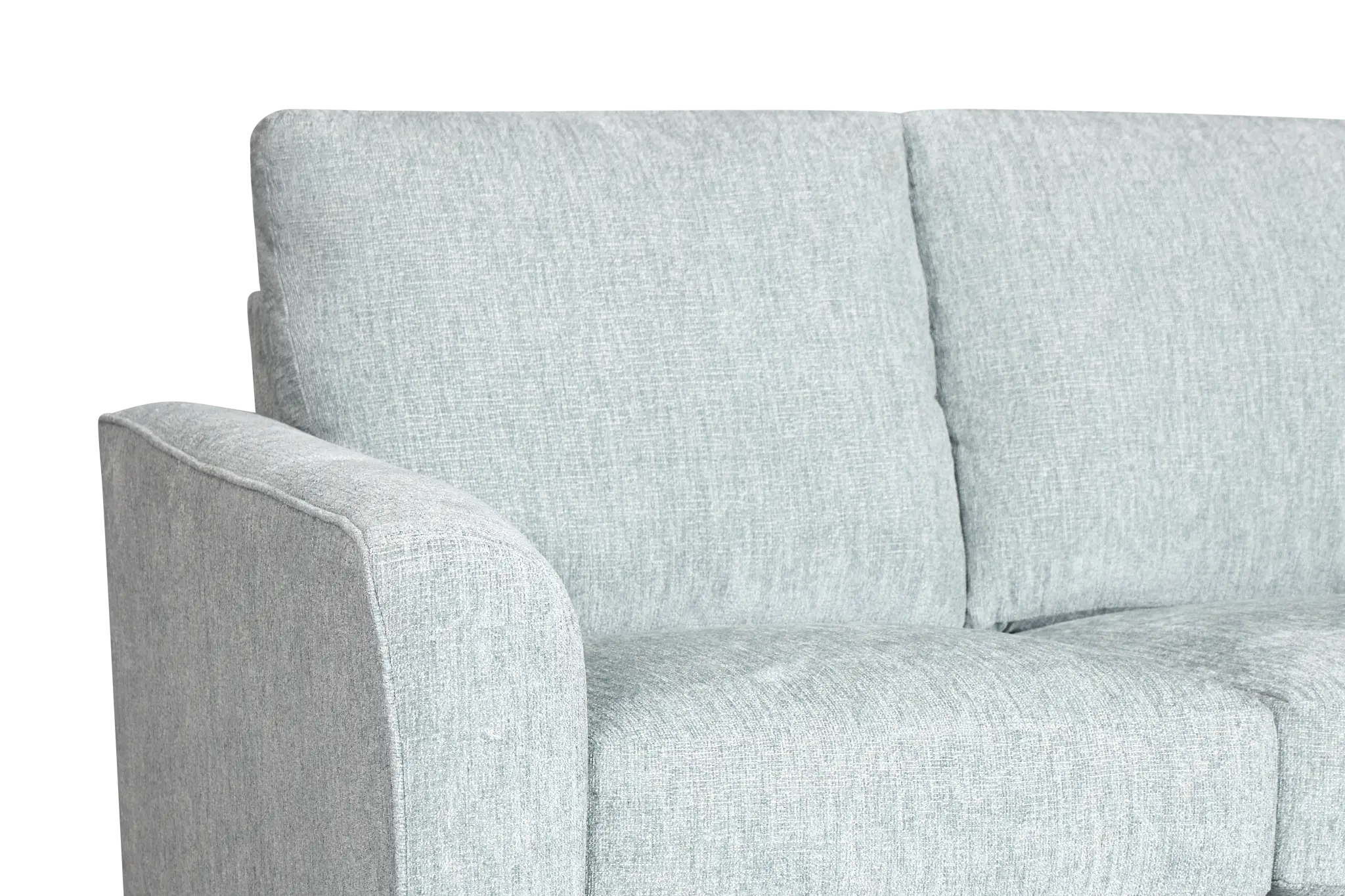 Shore Light Blue Fabric Loveseat Shore Light Blue Fabric Loveseat