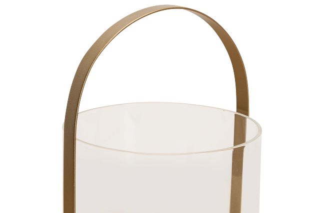 Evita Gold Small Lantern