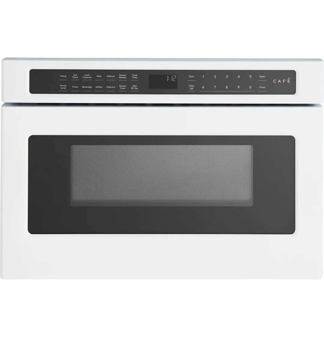Cafe 112 Series White Built-in Microwave
