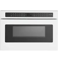 Cafe 112 Series White Built-in Microwave