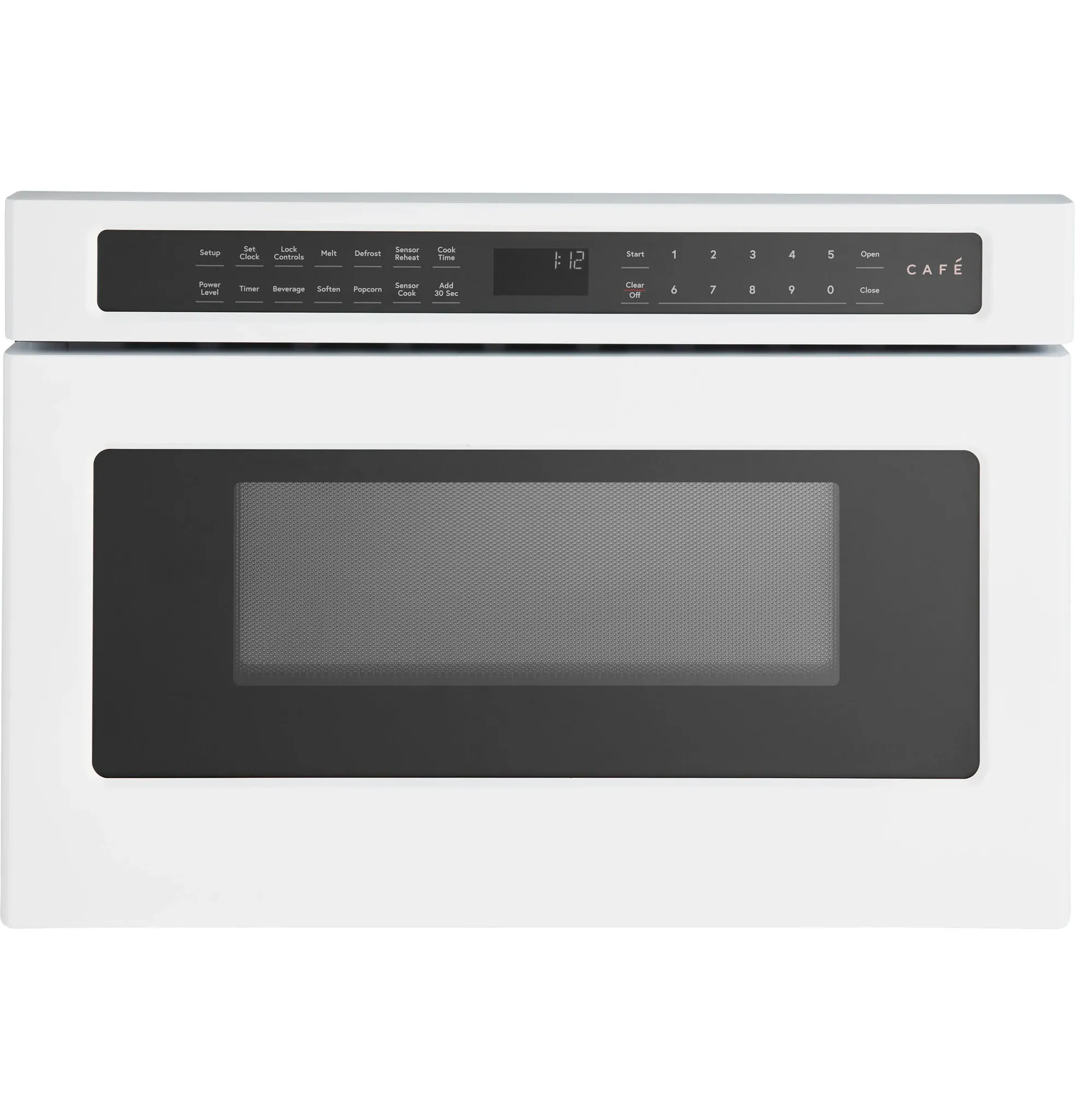 Cafe 112 Series White Built-in Microwave