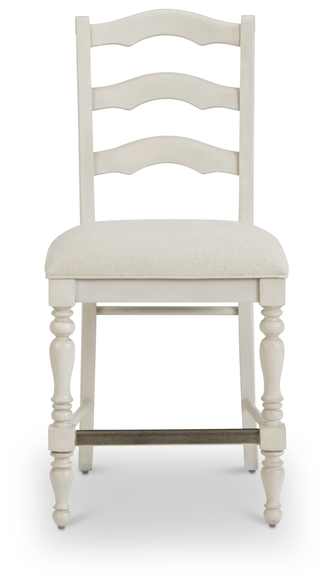 Savannah Ivory 24" Upholstered Barstool