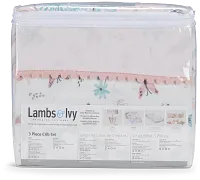 Blossom Multicolored 3 Piece Crib Bedding Set