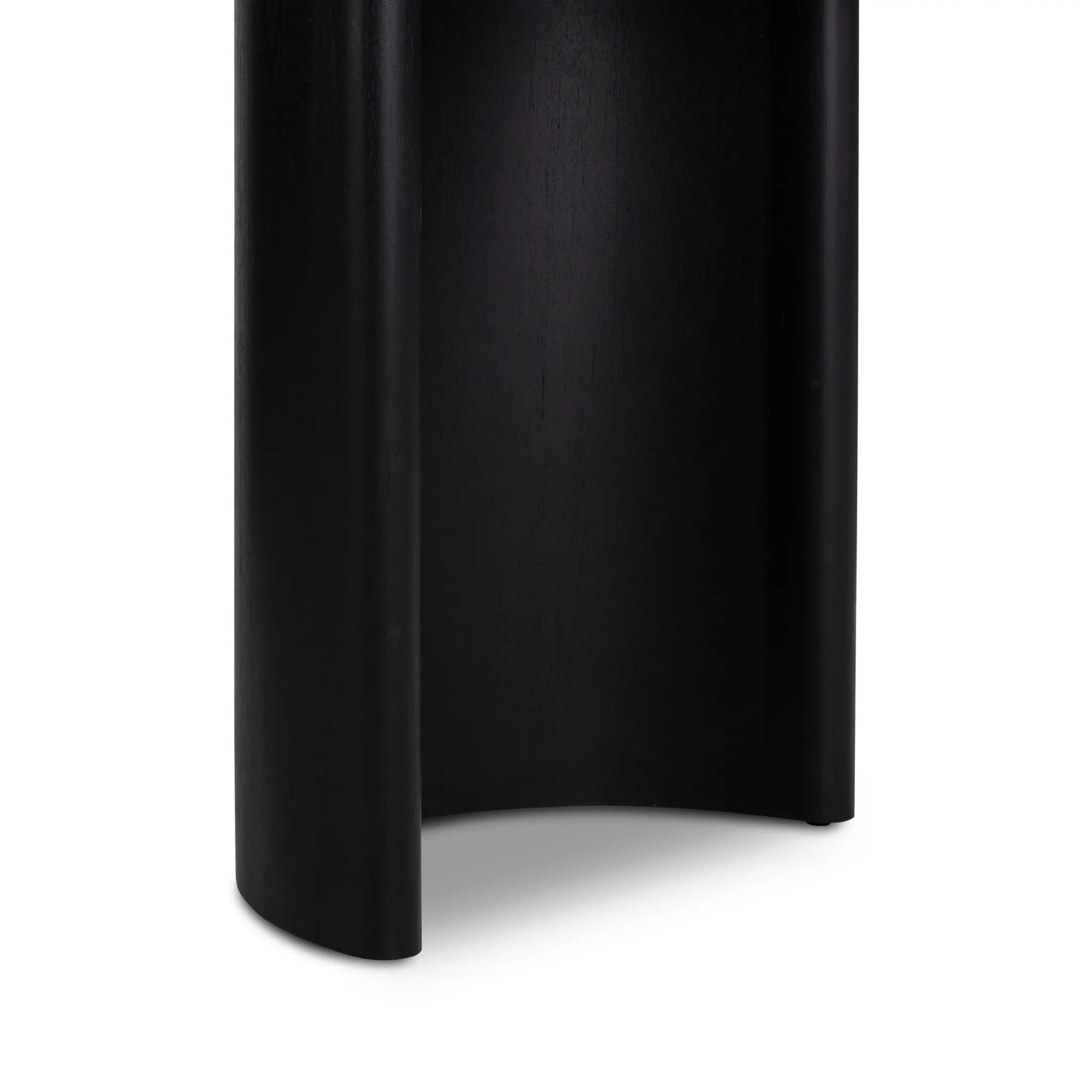 Paloa Black Oval Table