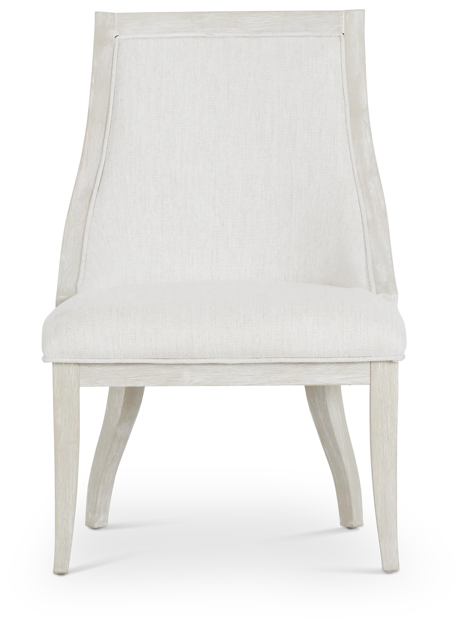 Boca Grande Light Tone Curved Upholstered Side Chair