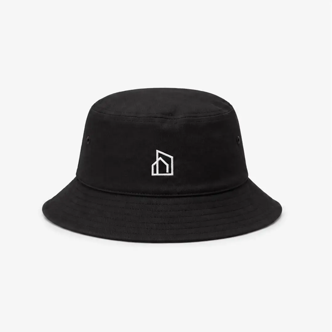 CITY HOME Black Bucket Hat CITY HOME Black Bucket Hat