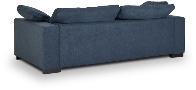Aubrey Blue Fabric Sofa