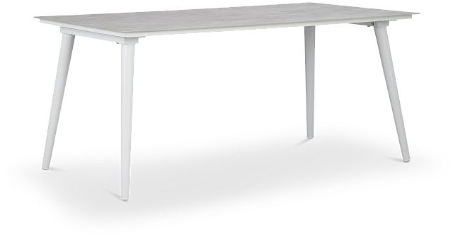 Andes Gray Ceramic Rectangular Table