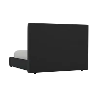 Grayton Elite Black 54" Upholstered Platform Bed