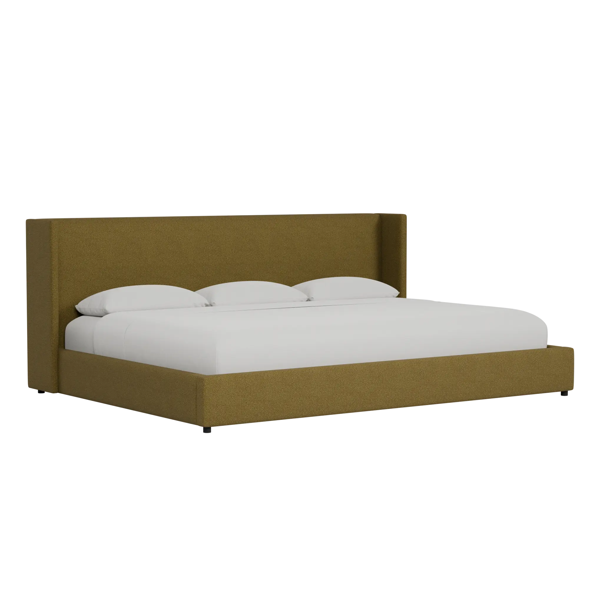 Captiva Elite Dark Green 48" Upholstered Shelter Bed Captiva Elite Dark Green 48" Upholstered Shelter Bed