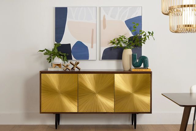 Rorie Gold Credenza