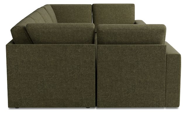 Citymod Green Fabric 8-piece Pit Sectional