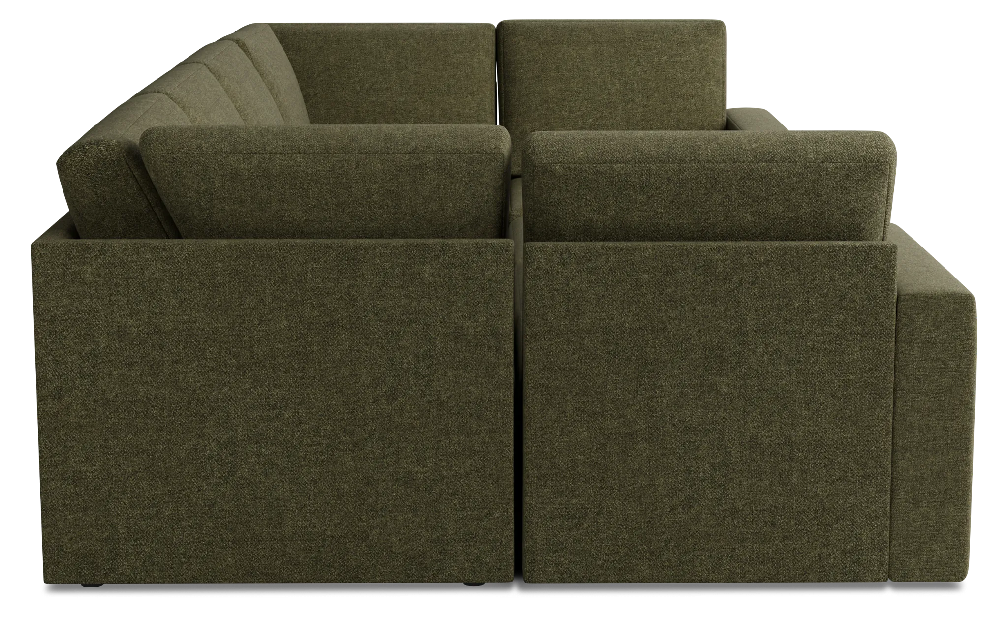 Citymod Green Fabric 8-piece Pit Sectional