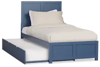Charleston Dark Blue Panel Trundle Bed