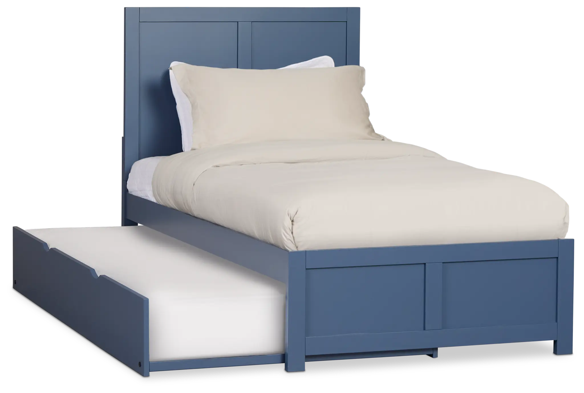 Charleston Dark Blue Panel Trundle Bed Charleston Dark Blue Panel Trundle Bed