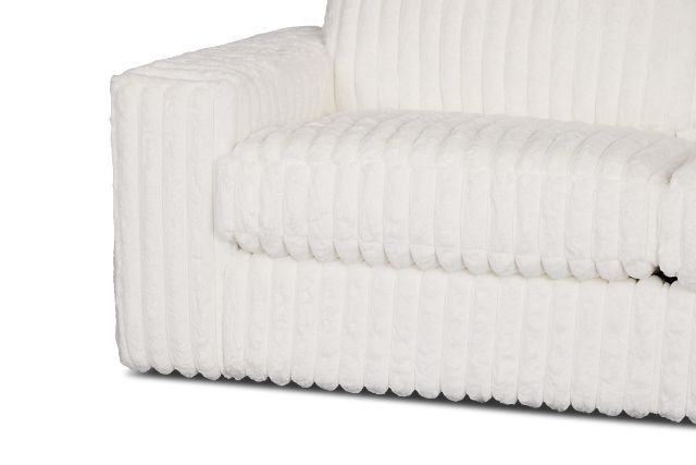 Teddy White Fabric Sofa