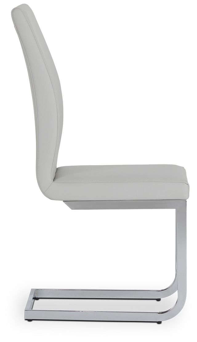 Axel Light Gray Upholstered Side Chair (3)