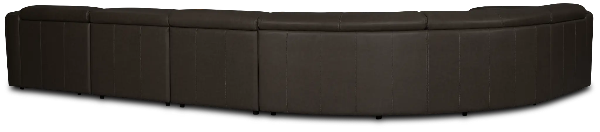 Jace Dark Gray Lthr/vinyl Small Dual Power Right Chaise Sectional Jace Dark Gray Lthr/vinyl Small Dual Power Right Chaise Sectional