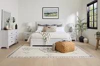 Ollie White Panel Bed