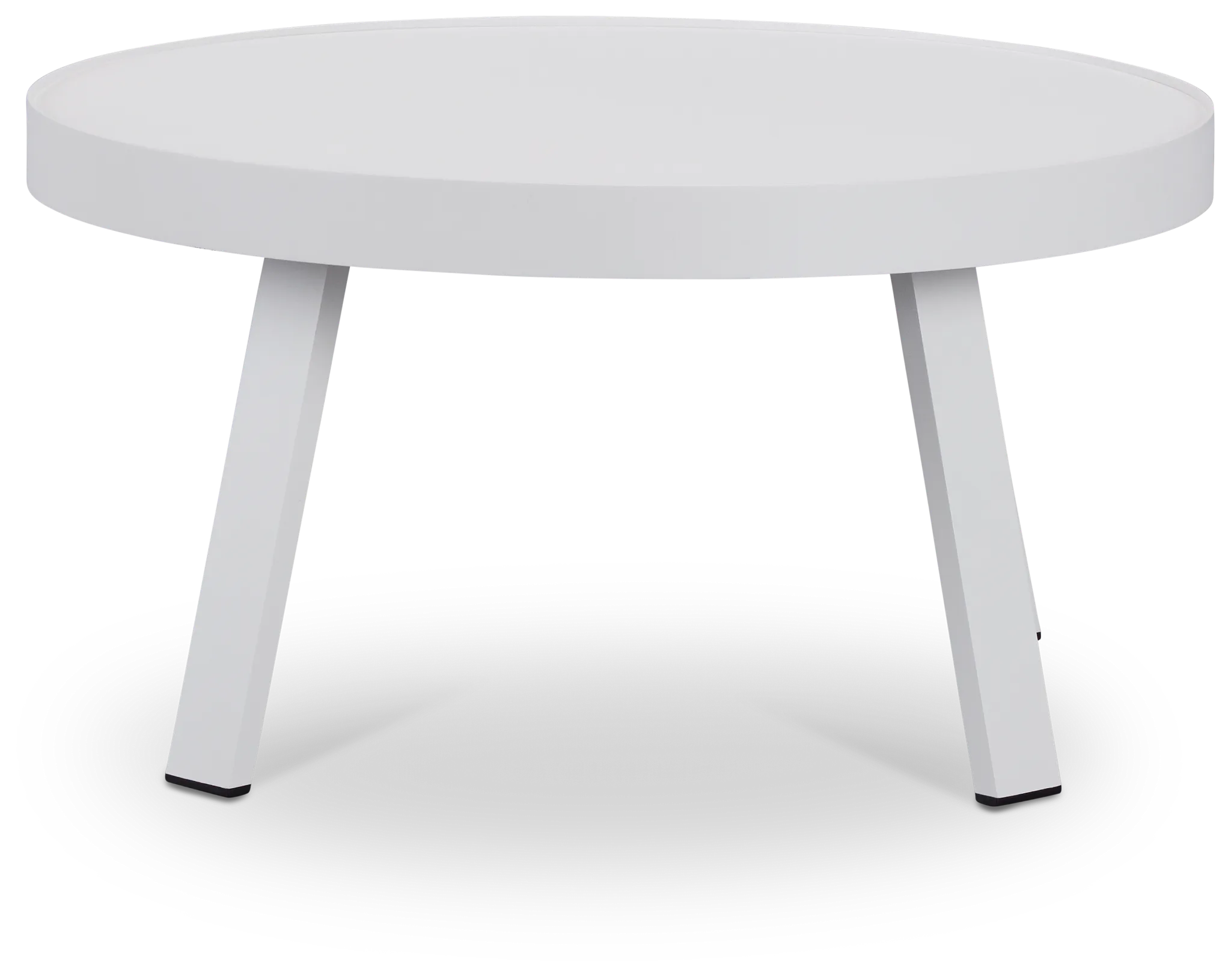 Tortuga White Large End Table