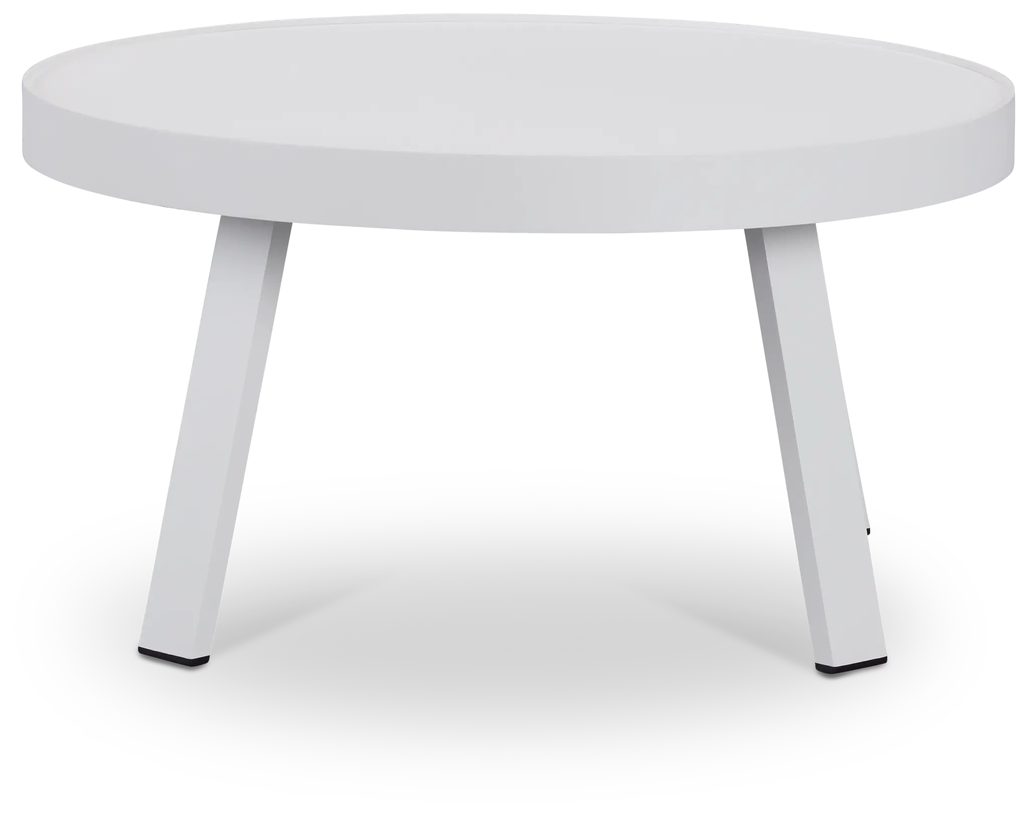 Tortuga White Large End Table Tortuga White Large End Table