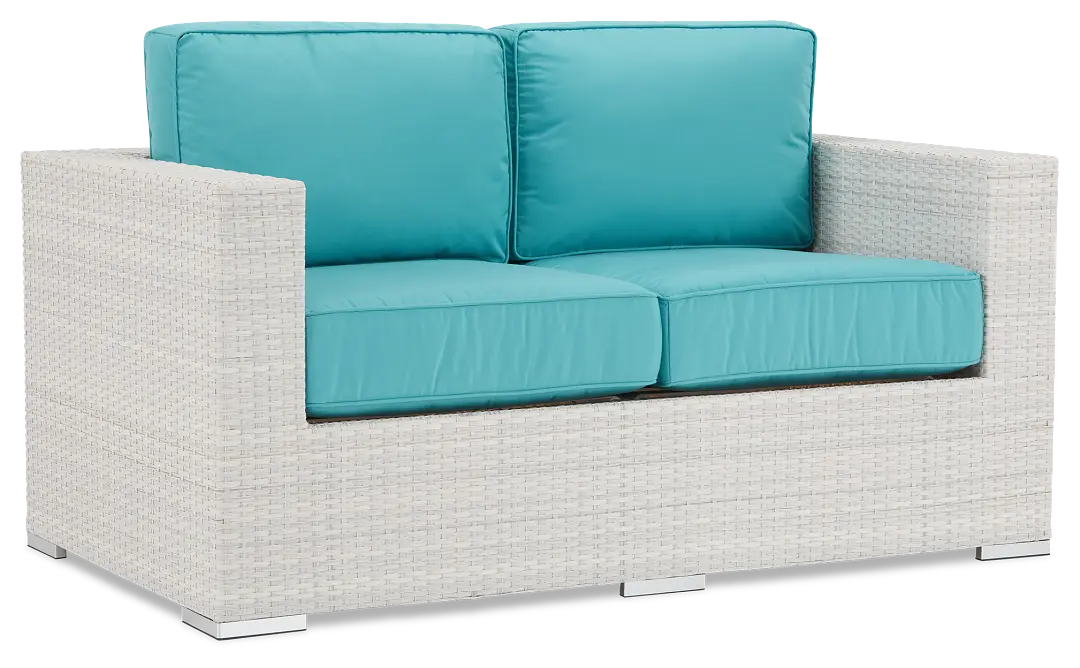 Biscayne Dark Teal Loveseat Biscayne Dark Teal Loveseat
