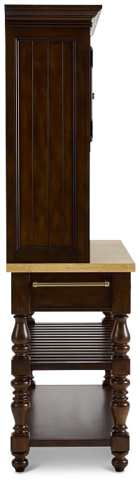 Savannah Dark Tone China Cabinet