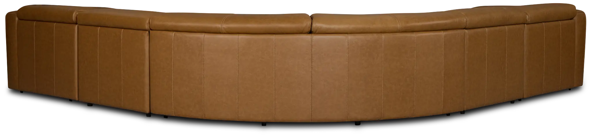Jace Medium Brown Lthr/vinyl Small Left Chaise Power Reclining Sectional Jace Medium Brown Lthr/vinyl Small Left Chaise Power Reclining Sectional