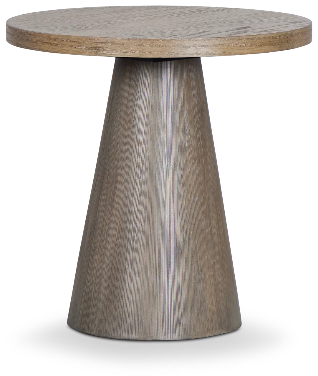 Alden Gray Round End Table
