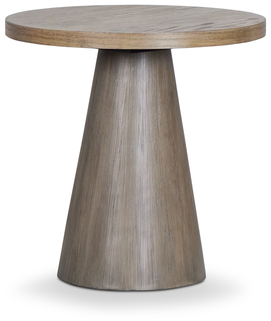 Alden Gray Round End Table Alden Gray Round End Table