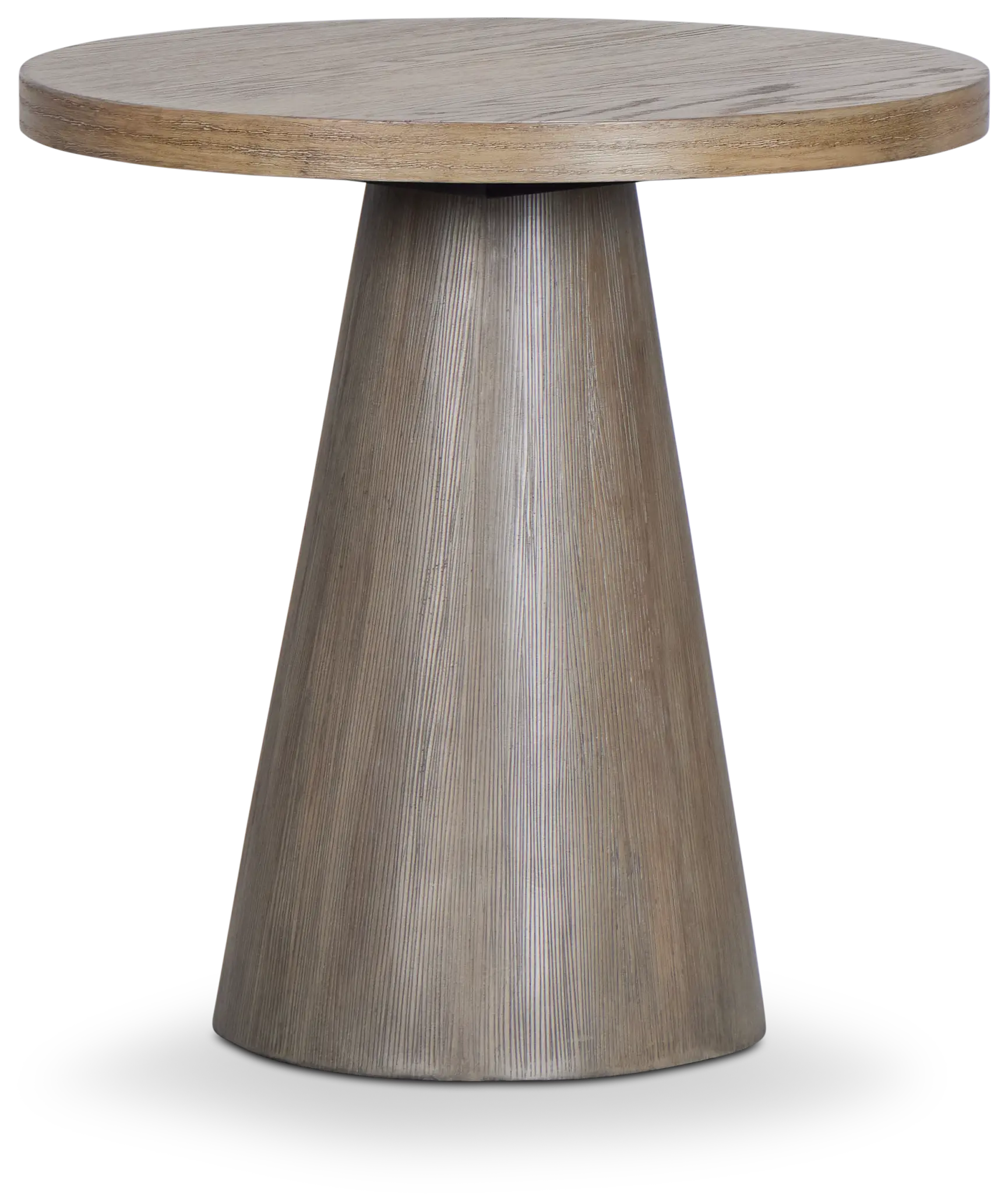Alden Gray Round End Table Alden Gray Round End Table