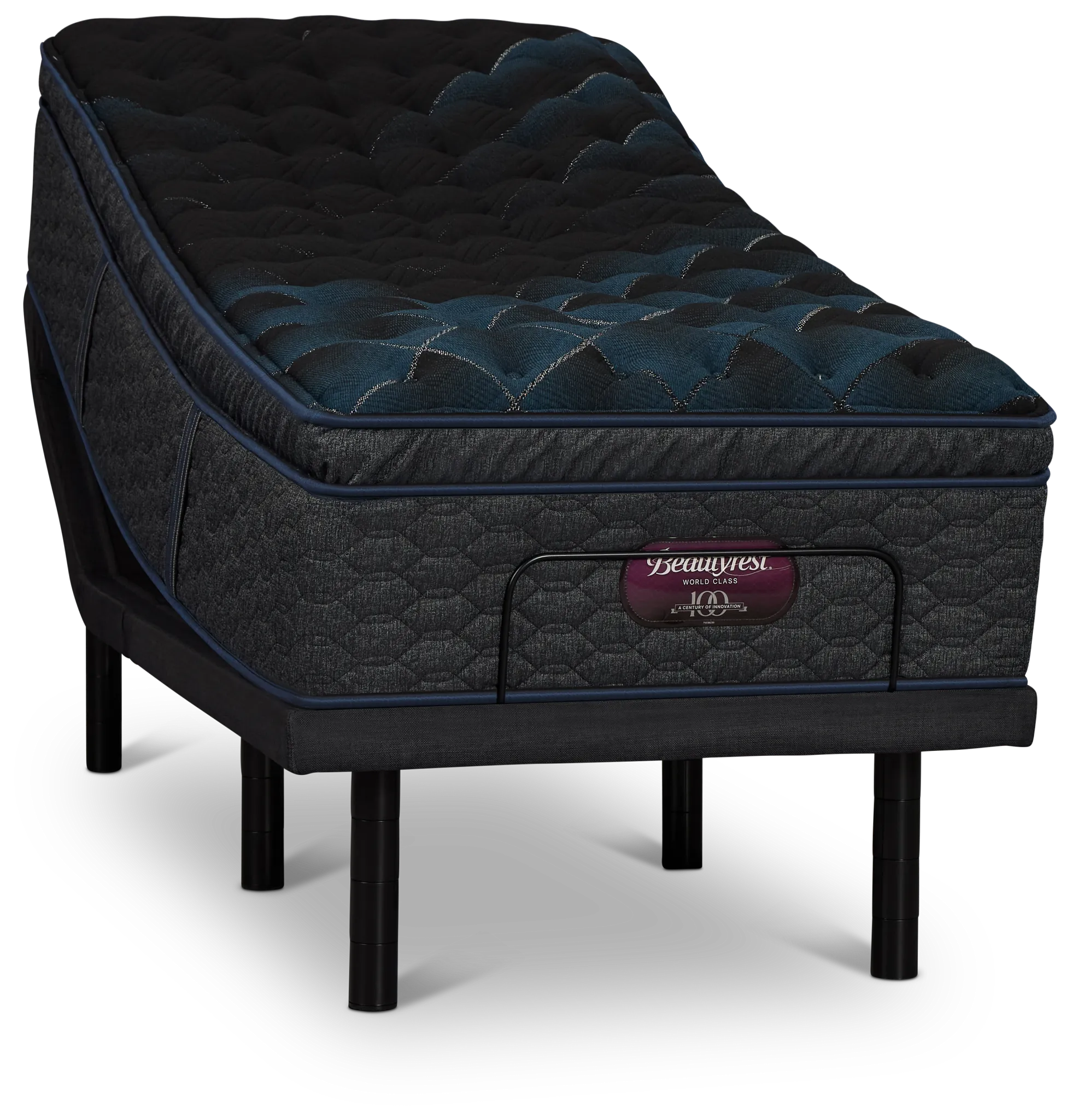 Simmons Beautyrest World Class Level 4 Firm Baselogic Platinum Adjustable Base Mattress Set