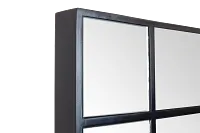 Virgil Black Wood Floor Mirror